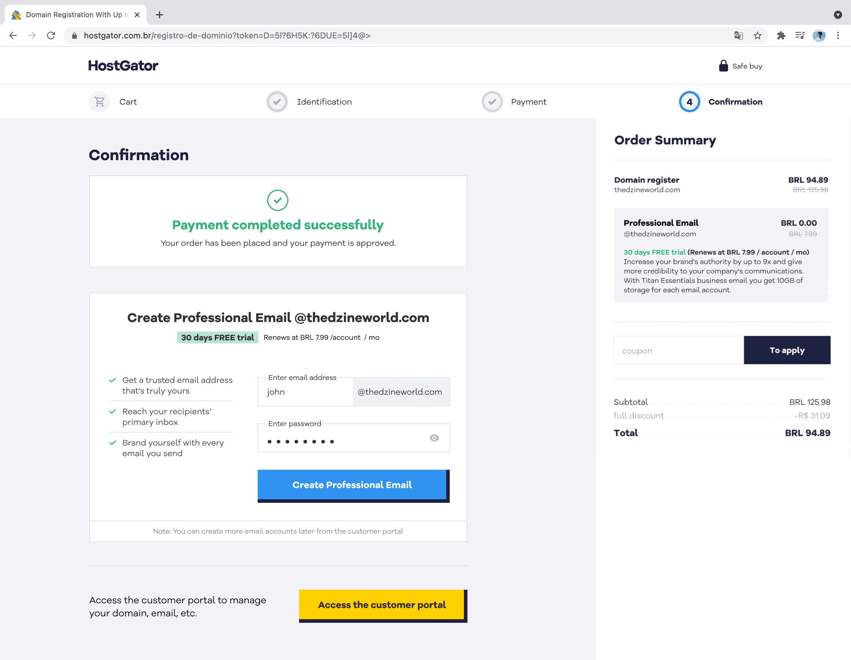 Titan Partner Integration Flow
