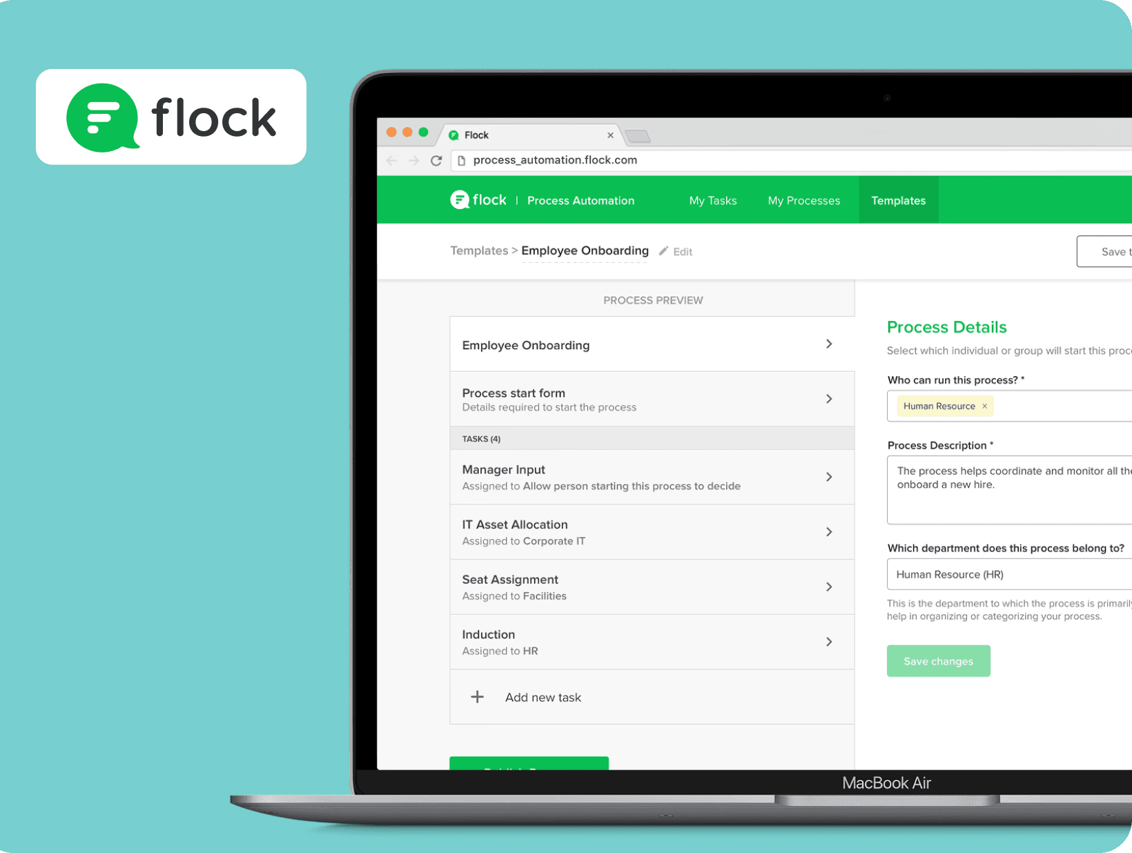 Flock Process Automation App