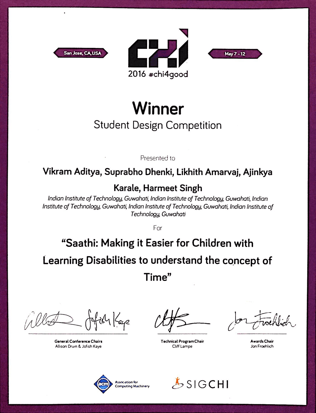 Saathi: Assistive Technology