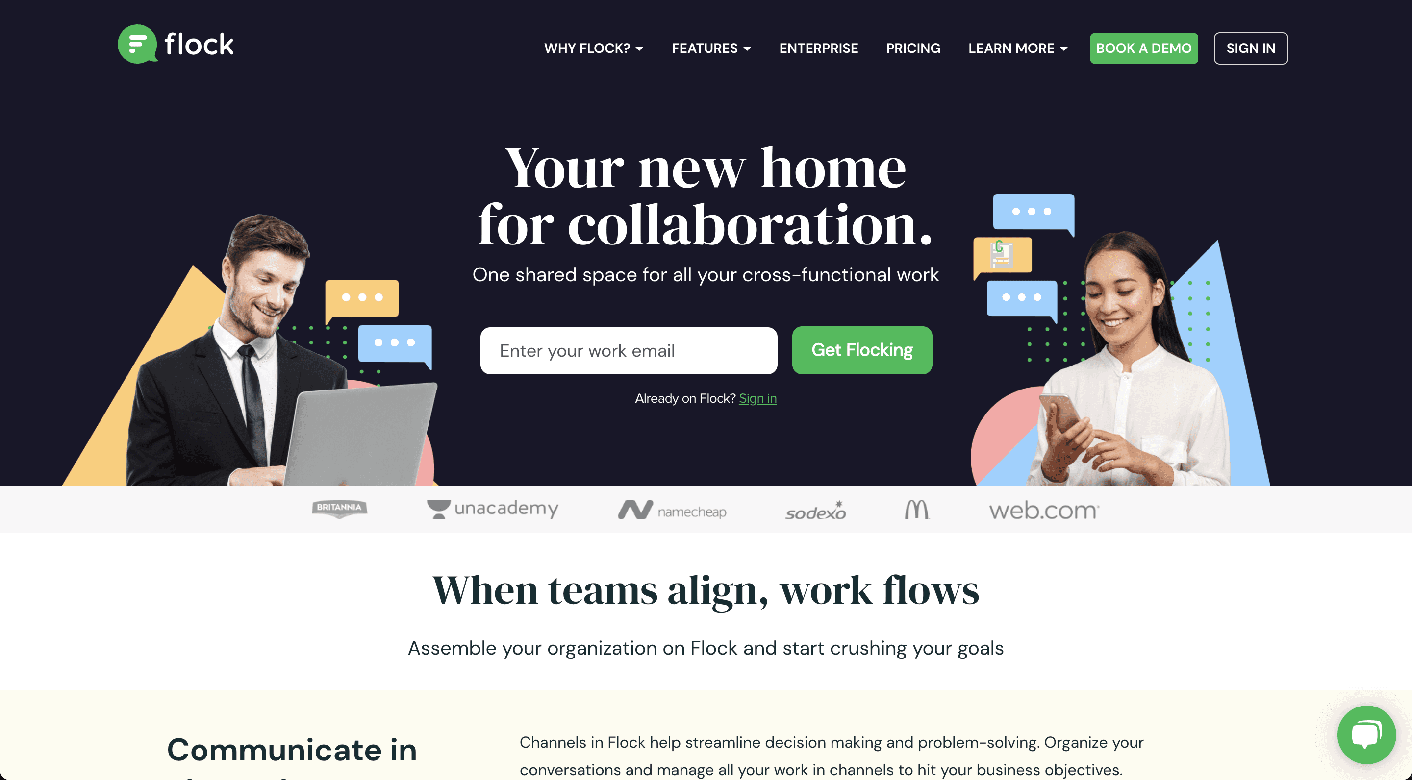 Flock Team Creation Flow