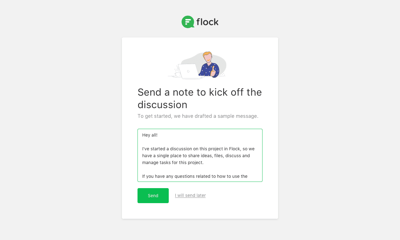 Flock Team Creation Flow