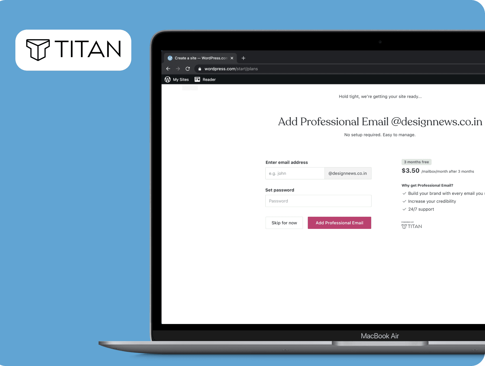 Titan Partner Integration Flow
